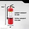 image:imageKidde Pro 210 Commercial Fire Extinguisher 2A10BC PRO4MP1 1 Pack  Rechargeable and Reusable Extinguisher for Small to Medium Common Liquid amp Electrical Fires 4 lb Dry Chemical1 Pack