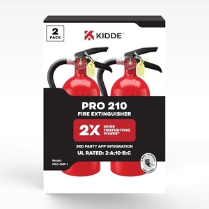 image:imageKidde Pro 210 Commercial Fire Extinguisher 2A10BC PRO4MP1 1 Pack  Rechargeable and Reusable Extinguisher for Small to Medium Common Liquid amp Electrical Fires 4 lb Dry Chemical2 Pack